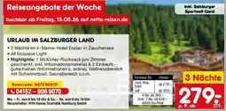 Netto Marken-Discount Urlaub im salzburger land 3 Nächte Angebot
