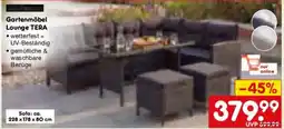 Netto Marken-Discount Gartenmöbel Lounge TERA Angebot