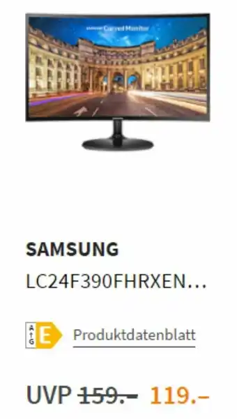 Saturn Samsung Monitor 24" | LC24F390FHRXEN Angebot