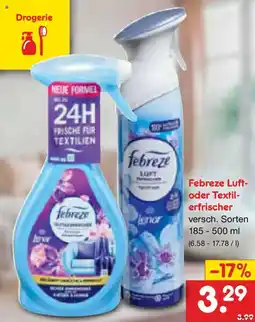 Netto Marken-Discount Febreze Luft- oder Textilerfrischer Angebot