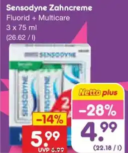 Netto Marken-Discount Sensodyne Zahncreme Angebot