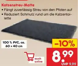 Netto Marken-Discount Katzenstreu-Matte Angebot