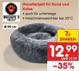 Netto Marken-Discount BUDDY Z Haustierbett für Hund und Katze Angebot