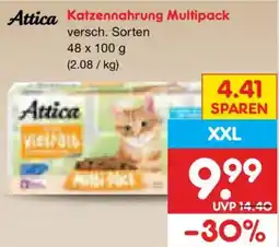 Netto Marken-Discount Attica Katzennahrung Multipack Angebot