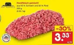 Netto Marken-Discount GUT PONHOLZ Hackfleisch gemischt Angebot