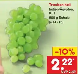 Netto Marken-Discount Trauben hell Angebot