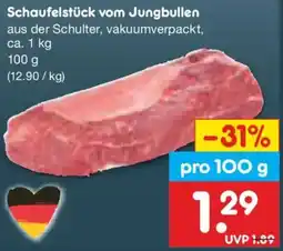 Netto Marken-Discount Schaufelstück vom Jungbullen Angebot