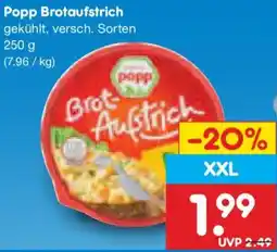 Netto Marken-Discount Popp Brotaufstrich Angebot