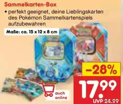 Netto Marken-Discount Sammelkarten-Box Angebot