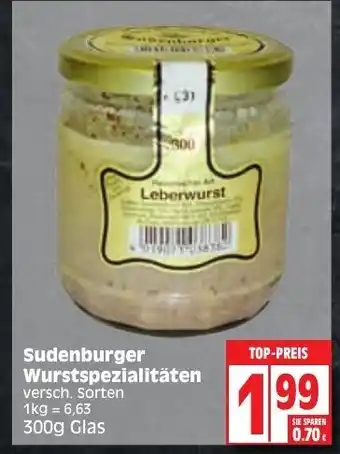 Edeka Sudenburger Wurstspezialitaten 300g Angebot