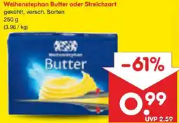 Netto Marken-Discount Weihenstephan Butter oder Streichzart Angebot