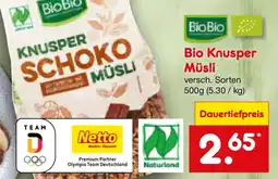 Netto Marken-Discount Bio Knusper Müsli Angebot