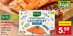 Netto Marken-Discount Bio Norwegisches Lachsfilet Angebot