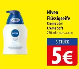 Famila Nord Ost Nivea Flüssigseife Creme oder Creme Soft Angebot