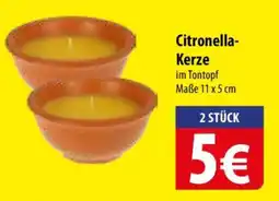 Famila Nord Ost Citronella- Kerze Angebot