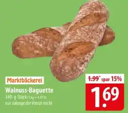 Famila Nord Ost Marktbäckerei Walnuss-Baguette Angebot