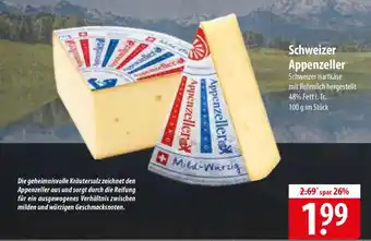 Famila Nord Ost Schweizer Appenzeller Angebot