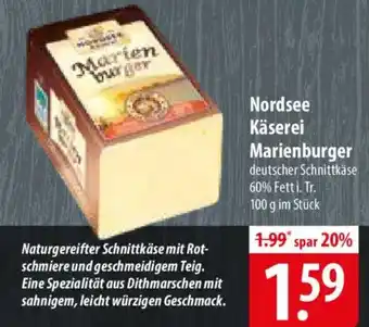 Famila Nord Ost Nordsee Käserei Marienburger Angebot