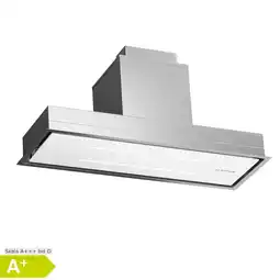 Netto Marken-Discount High Line Eco 90 Deckenhaube 90 cm 436 m³/h Stufen Fernbedienung Ambientelicht Weiß Angebot