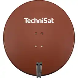 Netto Marken-Discount TechniSat SATMAN 850 PLUS 85cm Sat-Antenne inklusive AZ/EL-Halterung rot ziegelrot Angebot