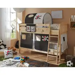 Netto Marken-Discount TiCAA Etagenbett Erni Country Kiefer Natur Angebot