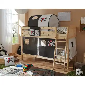 Netto Marken-Discount TiCAA Etagenbett Erni Country Kiefer Natur Angebot
