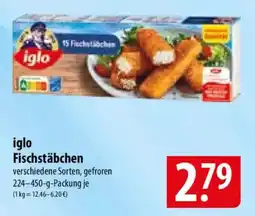 Famila Nord Ost iglo Fischstäbchen Angebot