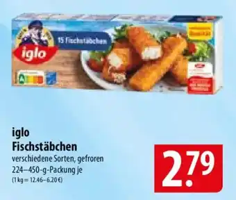 Famila Nord Ost iglo Fischstäbchen Angebot