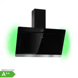Netto Marken-Discount Aurora Eco 90 Dunstabzugshaube 550 m³/h 90cm kopffrei Ambientelicht Schwarz Angebot