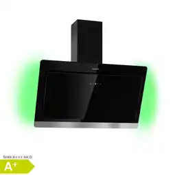 Netto Marken-Discount Aurora Eco 90 Dunstabzugshaube 550 m³/h 90cm kopffrei Ambientelicht Schwarz Angebot