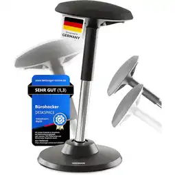 Netto Marken-Discount DESKSPACE Motion Bürohocker, Stehstuhl, Schwarz Angebot