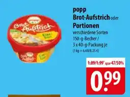 Famila Nord Ost popp Brot-Aufstrich oder Portionen Angebot