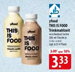 Famila Nord Ost yfood THIS IS FOOD Trinkmahlzeit Angebot