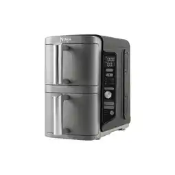 Netto Marken-Discount Ninja SL400EU Doppel-Heißluftfritteuse grau Angebot
