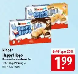 Famila Nord Ost Kinder Happy HIPPO Kakao oder Haselnuss 5er Angebot
