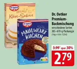 Famila Nord Ost Dr. Oetker Premium- Backmischung Angebot