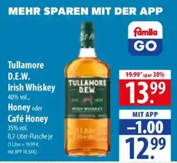 Famila Nord Ost Tullamore D.E.W. Irish Whiskey honey oder Café Honey Angebot