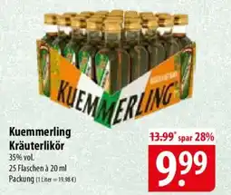 Famila Nord Ost Kuemmerling Kräuterlikör Angebot