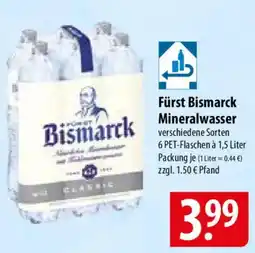 Famila Nord Ost Fürst Bismarck Mineralwasser Angebot