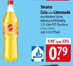 Famila Nord Ost Sinalco Cola oder Limonade Angebot