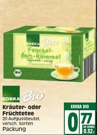 Edeka Edeka Bio Krauter- o. Fruchtetee Angebot