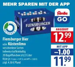 Famila Nord Ost Flensburger Bier oder Küstenlimo Angebot