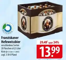 Famila Nord Ost Franziskaner Hefeweissbier Angebot
