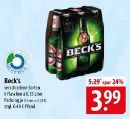 Famila Nord Ost Beck's Angebot