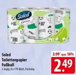 Famila Nord Ost Soled Toilettenpapier Fußball Angebot