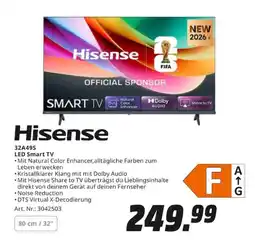 MediaMarkt Hisense 32A495 LED Smart TV Angebot