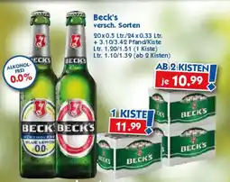 Hol'ab Getränkemarkt Beck's Angebot
