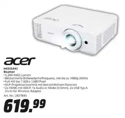 MediaMarkt acer H6555AKI Beamer Angebot