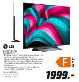 MediaMarkt LG OLED 77 C 57 LA OLED EVO TV Angebot