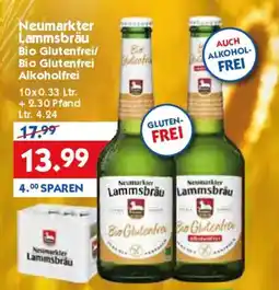 Hol'ab Getränkemarkt Neumarkter Lammsbräu Bio Glutenfrei/ Bio Glutenfrei Alkoholfrei Angebot